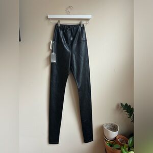 Brand New! Aritzia Vegan Leather Leggings by Wilfred Free